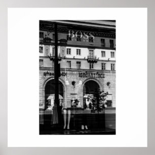 Poster Belarus Bielorrússia Minsk Minsk Arquitetura Carta