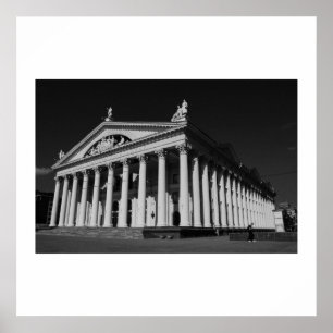 Poster Belarus Bielorrússia Minsk Minsk Cartaz Arquitetur