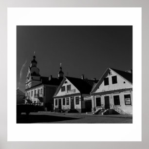 Poster Belarus Bielorrússia Navahrudak Navahrudak Cartaz