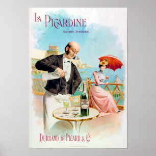 Póster Belas artes de Supérieure do absinto de Picardine