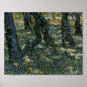 Póster Belas artes de Van Gogh do Undergrowth