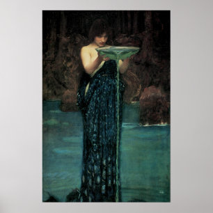 Póster Belas artes do Victorian, Circe Invidiosa pelo