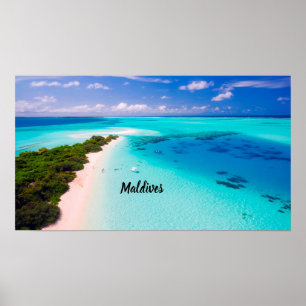 Poster Belas Maldivas