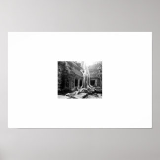 Poster Belas Raízes - Angkor Wats - Camboja