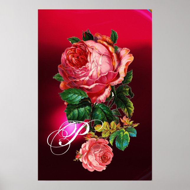 POSTER BELAS ROSAS ROSAS MONOGRAMA (Frente)