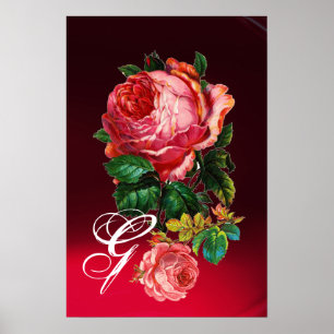 PÓSTER BELAS ROSAS ROSAS MONOGRAMA