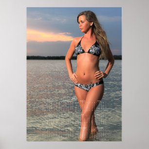 Póster Beldades Costeiras da Carolina: Cartaz do Calendár