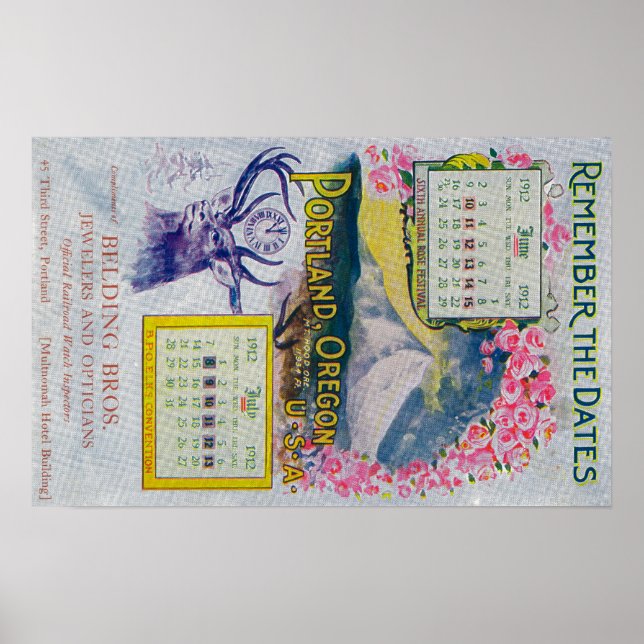 Póster Belding Bros. Advertisement dos Joalheiros (Frente)