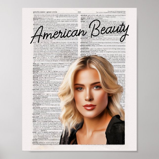 Poster Beleza Americana - em Celebração (Frente)