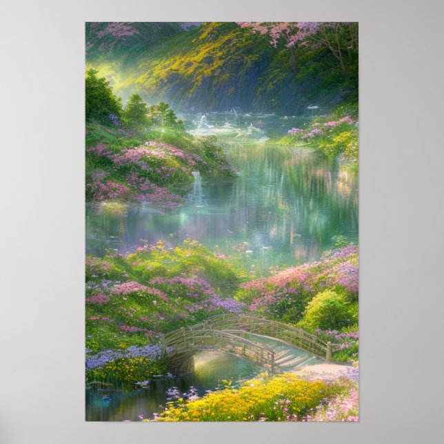 Poster Beleza Brilhante, Um Jardim Primavera (Frente)