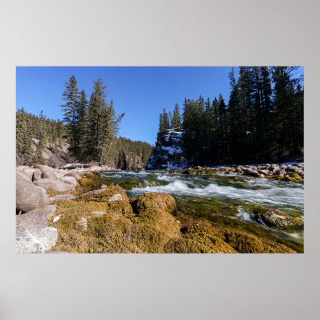 Poster Beleza cativante do rio Athabasca (Frente)