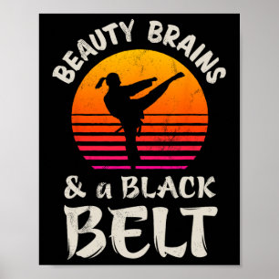 Poster Beleza Cérebro E Bela Negra Caratela Marcial