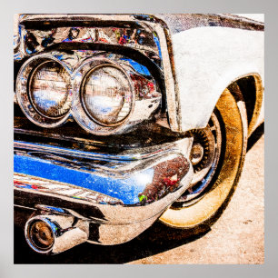 Poster Beleza Clássica do Carro