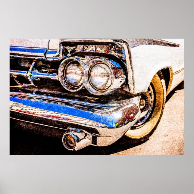 Póster Beleza Clássica do Carro (Frente)