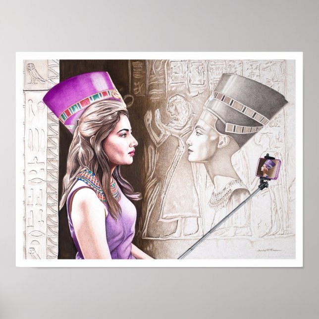 Poster Beleza Clássica: Nefertiti para sempre (Frente)