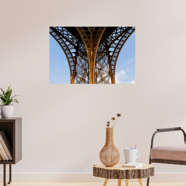 Poster Beleza da Torre Eiffel em Paris (Sala de Estar 3)