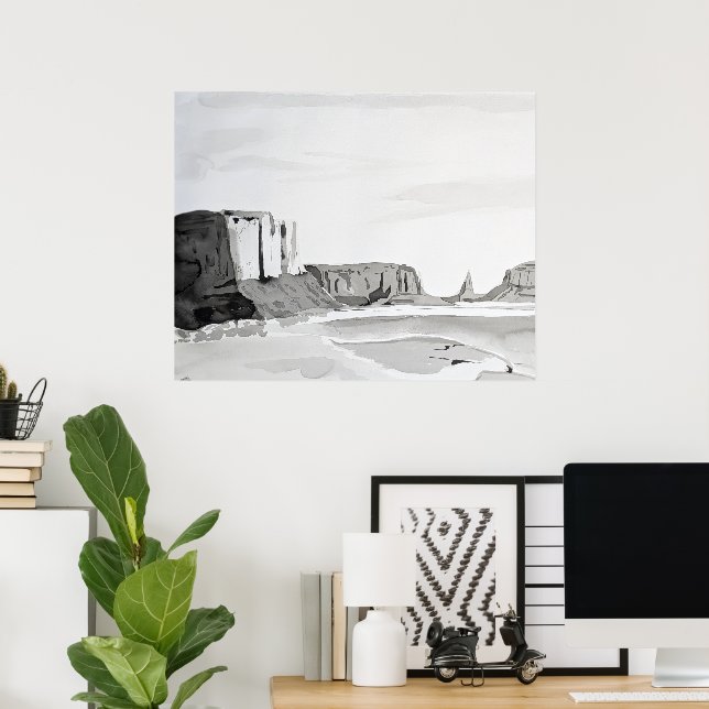 Poster Beleza do Deserto (Escritório em casa)