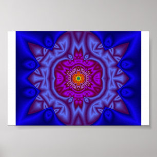 Póster Beleza do Fractal
