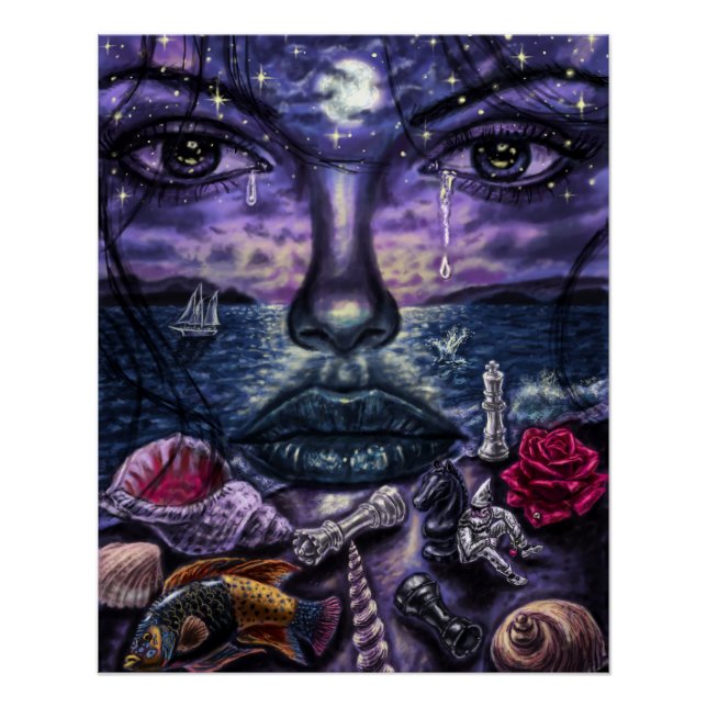 Póster Beleza e praia (Frente)