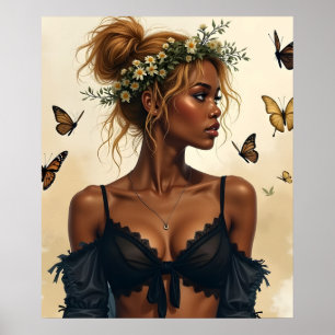 Poster Beleza Etérea em Flor