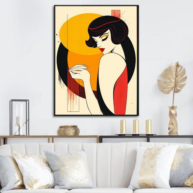 Poster beleza feminina (Criador carregado)