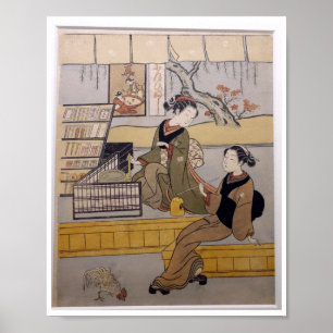 Poster Beleza no Compro de palitos velho Trabalho de arte
