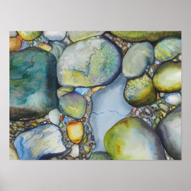 Poster Beleza no rio Rocks (Frente)