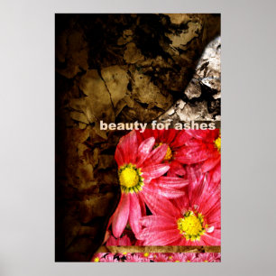 Póster Beleza para cinzas