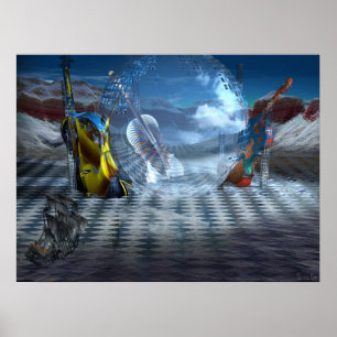 Póster Beleza perdida da desarmonia