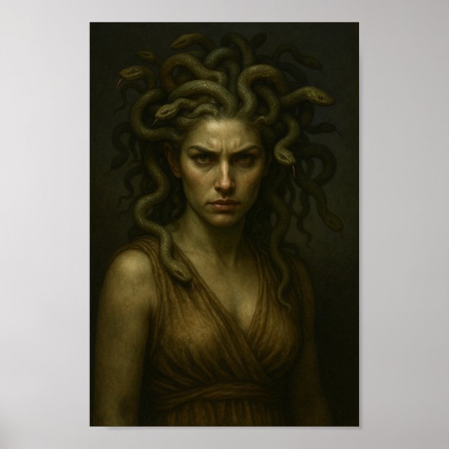 Poster Beleza, poder e mito - Medusa (Frente)