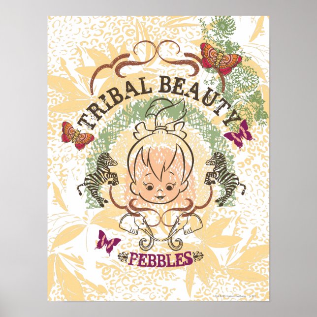 Poster Beleza Tribal PEBBLES™ (Frente)
