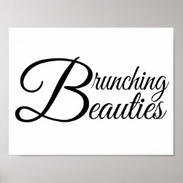 Póster Belezas de Brunching