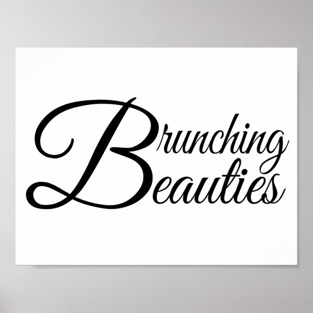 Póster Belezas de Brunching (Frente)