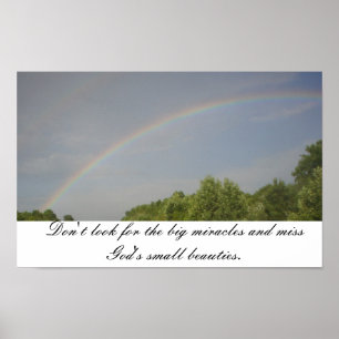 Póster Belezas do arco-íris