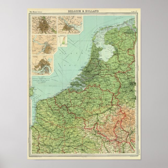Póster Bélgica e Holanda (Frente)