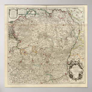 Póster Bélgica e Países Baixos