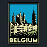 Poster belgium europe art deco retro viagem vintage<br><div class="desc"></div>