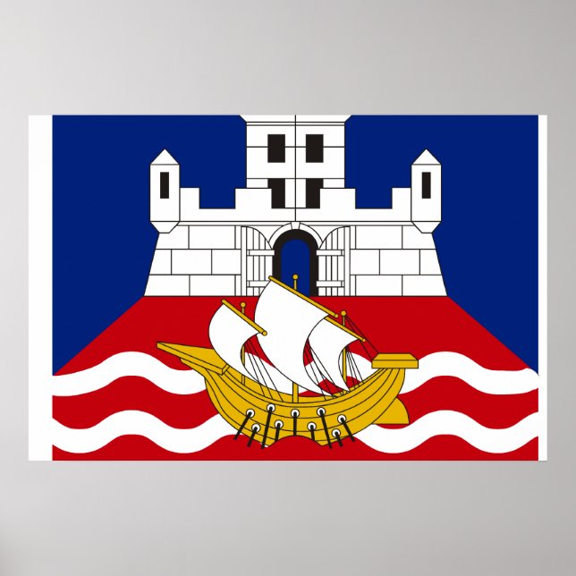 Póster Belgrado, Sérvia (Frente)