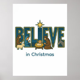Poster Believe Nativity 