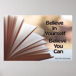 Poster "Believe" Positive Quotation "Wall art & Poster"