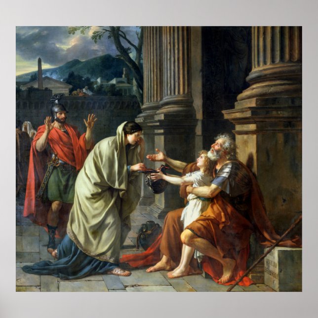 Poster Belisarius Begging for Alms, 1781 (Frente)