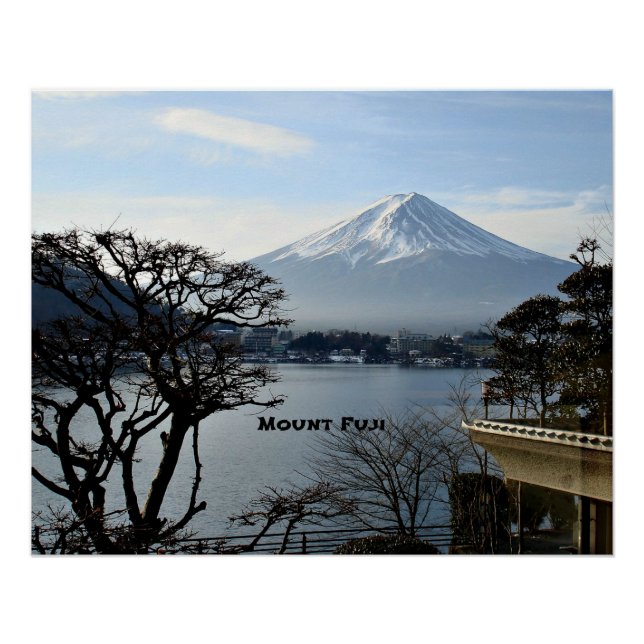 Póster Belíssimo Monte Fuji (Frente)