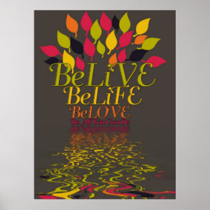Poster BeLiVE BeLiFE BeLOVE