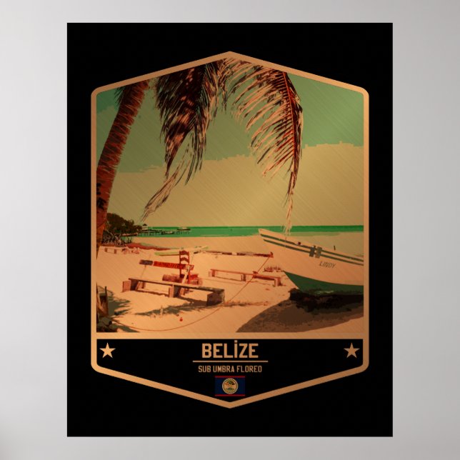 Poster Belize (Frente)