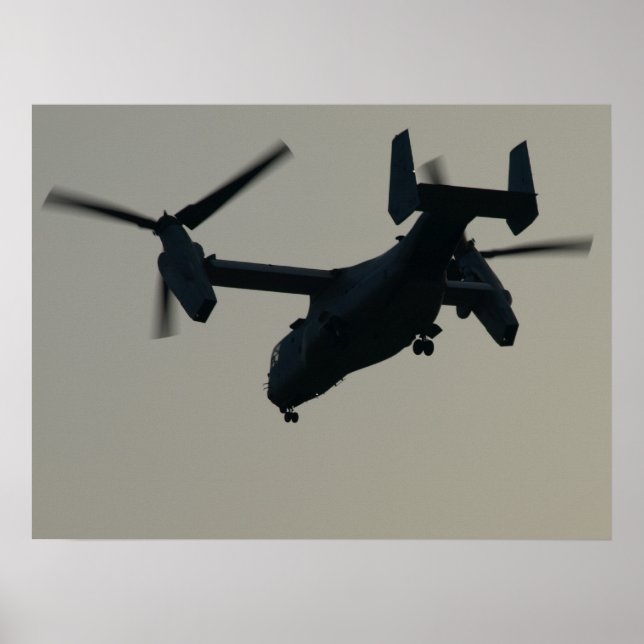 Poster Bell-Boeing V-22 Osprey. (Frente)