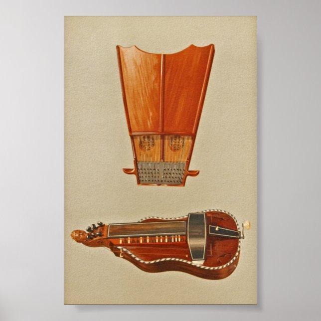 Poster Bell Harp, Hurdy-Gurdy (Frente)