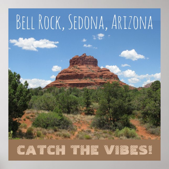 Poster Bell Rock Sedona, Arizona (Frente)