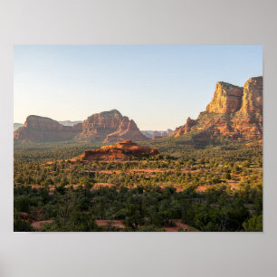Poster Bell Rock Sunset
