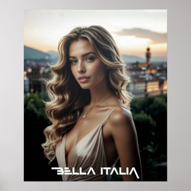 POSTER BELLA ITALIA - AMOR DA ITÁLIA (Frente)