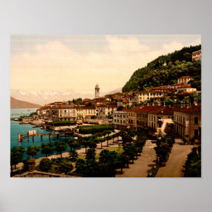 Poster Bellagio Lake Como Itália